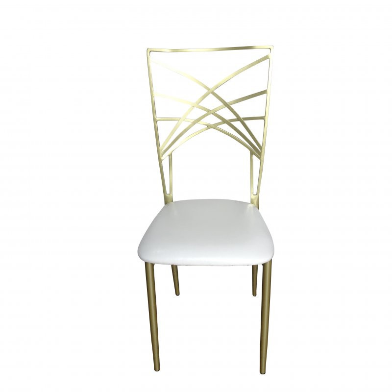 Chaise Gatsby Dorée - lot de 8 - Restock CHR  au meilleur prix sur Restock CHR