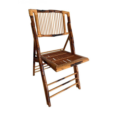 Chaise pliante BAMBOU - lot de 8 - Restock CHR  au meilleur prix sur Restock CHR