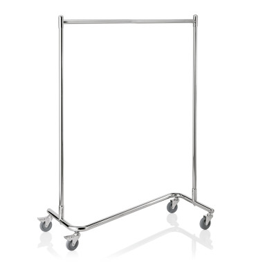 Acier inox chrome-nickel Chariot portemanteau forme Z 120 x 53 x 170 cm inox professionnel - Was Germany  au meilleur prix sur R