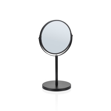 Acier inoxydable, Thermolaqué Miroir courtoisie 17 cm H 34,5 cm noir époxy inox professionnel - Was Germany  au meilleur prix su