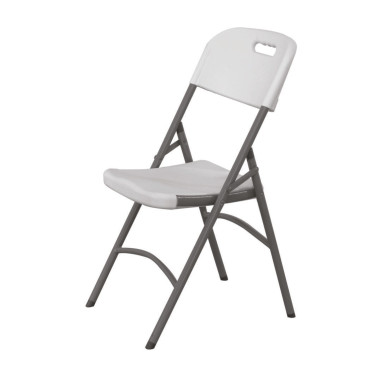 Chaise blanche de restauration - 540x440x(H)840mm - Finedine  au meilleur prix sur Restock CHR