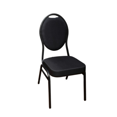 Chaise Banquet Confort - Tissu Noir - lot de 10 - Restock CHR  au meilleur prix sur Restock CHR