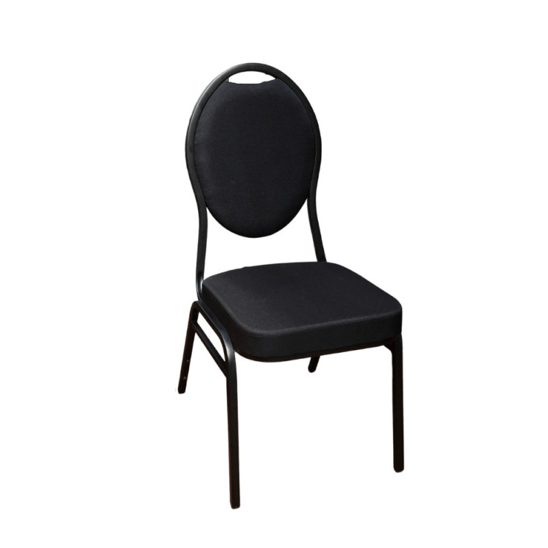 Chaise Banquet Confort - Tissu Noir - lot de 10 - Restock CHR  au meilleur prix sur Restock CHR