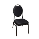 Chaise Banquet Confort - Tissu Noir - lot de 10 - Restock CHR  au meilleur prix sur Restock CHR
