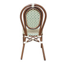 Chaise BASTILLE empilable coloris crème et Vert - lot de 6 - Restock CHR  au meilleur prix sur Restock CHR