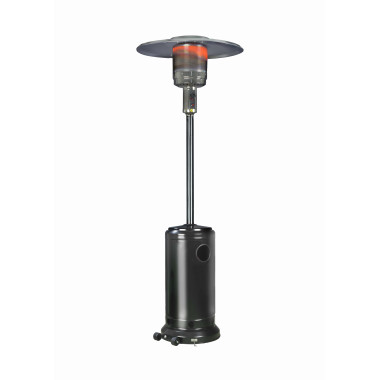 Chauffage Terrasse Gaz - 14kW - Ø760x2200mm - Noir - Roues - Saro  au meilleur prix sur Restock CHR