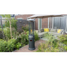 Chauffage Terrasse Gaz - 11kW - Ø565x1830mm - Noir - Roues - Saro  au meilleur prix sur Restock CHR