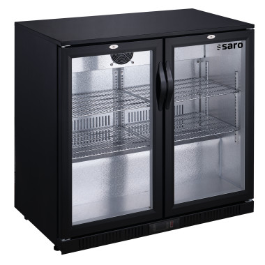 Arrière-bar réfrigéré - 2 portes vitrées - 198L - Saro  au meilleur prix sur Restock CHR