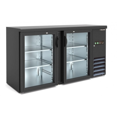 Table réfrigérée ventilée rétro avec vitrine Modèle BB200GD - KlimaItalia  au meilleur prix sur Restock CHR