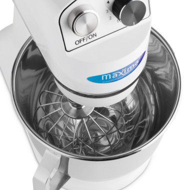 Mixer planétaire - 7L - Jusqu'à 2kg de pâte - Blanc - Maxima  au meilleur prix sur Restock CHR