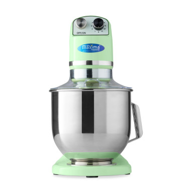 Mixer planétaire - 7L - Jusqu'à 2kg de pâte - Vert - Maxima  au meilleur prix sur Restock CHR
