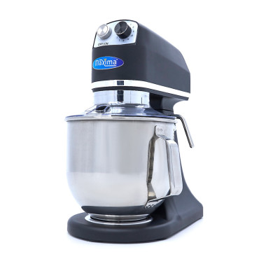 Mixer planétaire - 7L - Jusqu'à 2kg de pâte - Noir mat - Maxima  au meilleur prix sur Restock CHR