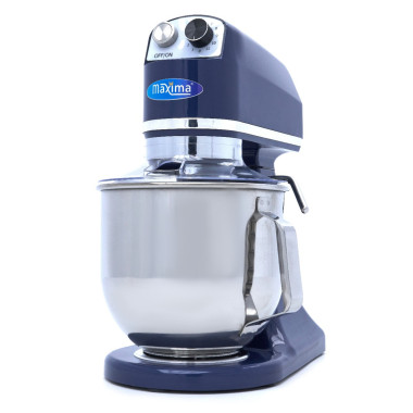 Mixer planétaire - 7L - Jusqu'à 2kg de pâte - Bleu acier - Maxima  au meilleur prix sur Restock CHR