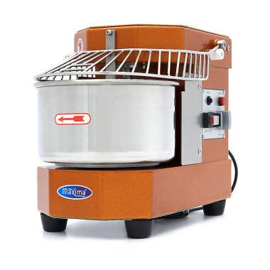 Pétrin professionnel 8L - 4.5kg de pâte - sécurité - facile à nettoyer - orange - Maxima  au meilleur prix sur Restock CHR
