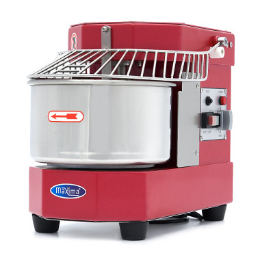 Pétrin professionnel 8L 4.5kg - Mixeur à pâte rouge pour CHR - Sécurité et nettoyage facile - Maxima  au meilleur prix sur Resto