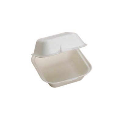 Boîte à burger jetable petit 12 x 12 x 8 cm - 500 pièces - Ecobioshopping  au meilleur prix sur Restock CHR