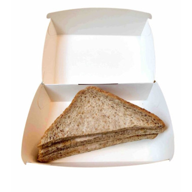 Barquette à sandwich jetableRectangulaire 15x10x7 cm - 50 pièces - Ecobioshopping  au meilleur prix sur Restock CHR