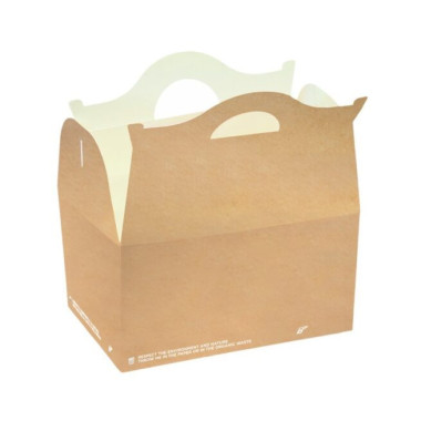 Boîte refermable jetable 20x14xh13 cm - 100 pièces - Ecobioshopping  au meilleur prix sur Restock CHR