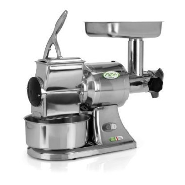 Hachoir triphasé inox à viande  et râpe à fromage TG12 - Fama  au meilleur prix sur Restock CHR