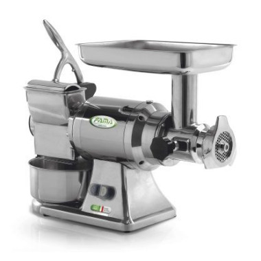 Hachoir triphasé à viande aluminium et râpe à fromage TG22 - Fama  au meilleur prix sur Restock CHR