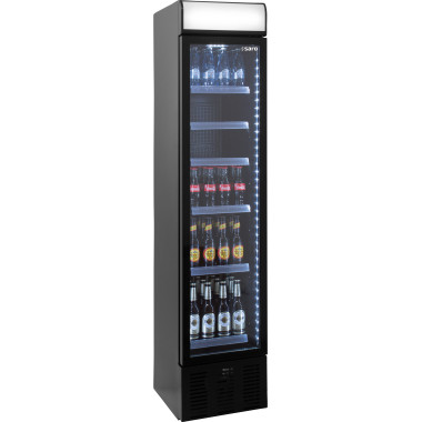 Armoire à boissons - 150L - Noir - Slim - LED - Saro  au meilleur prix sur Restock CHR