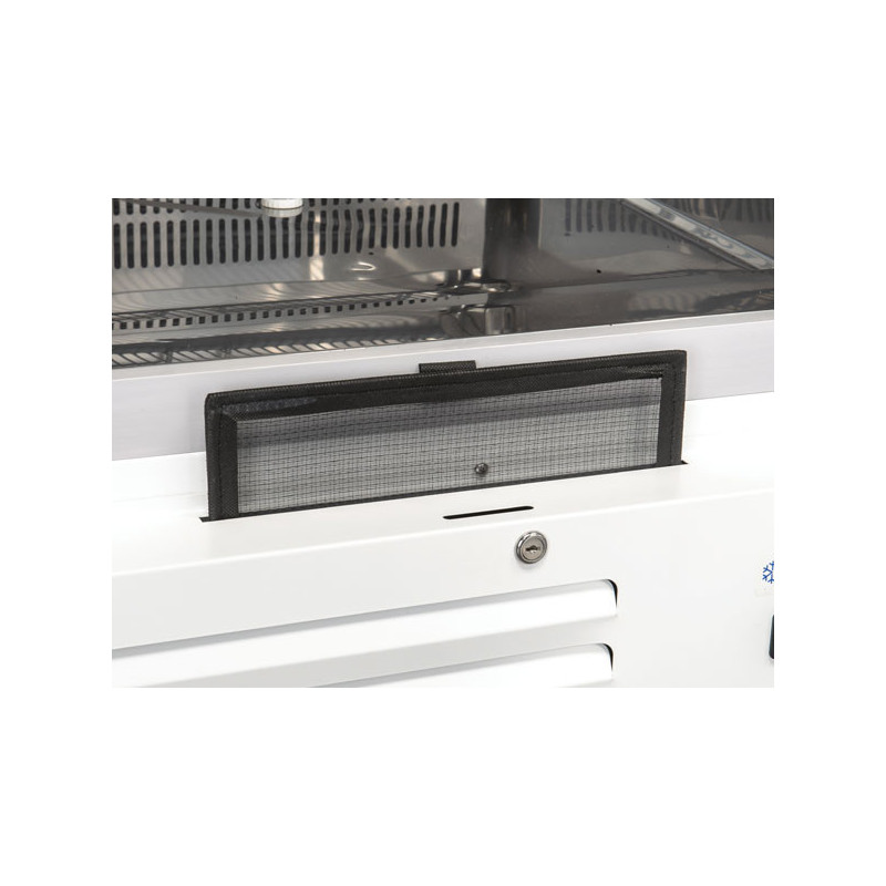 Armoire réfrigérée GN2/1 pour poissons 600L moteur inférieur acier inoxydable alarme filtre amovible - Cool Head  au meilleur pr