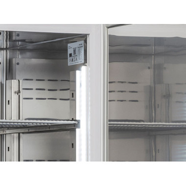 Armoire réfrigérée GN2/1 pour poissons 600L moteur inférieur acier inoxydable alarme filtre amovible - Cool Head  au meilleur pr