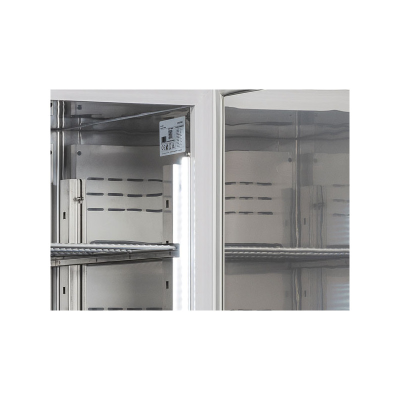 Armoire réfrigérée GN2/1 pour poissons 600L moteur inférieur acier inoxydable alarme filtre amovible - Cool Head  au meilleur pr