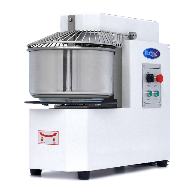 Pétrin professionnel 20L - 12kg - 2 vitesses - Bol amovible - Idéal pour boulangeries - Maxima  au meilleur prix sur Restock CHR