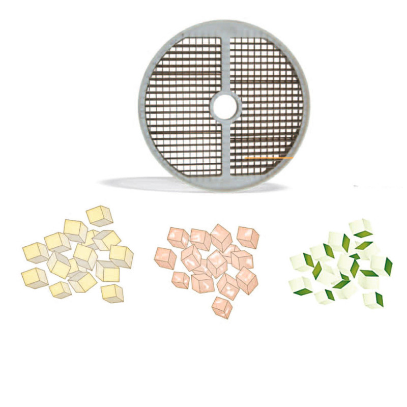 Grille pour cubes/ macédoine 10 mm - Diamond  au meilleur prix sur Restock CHR