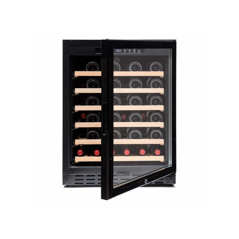 Cave à vin noire professionnelle 50 bouteilles - Vinobox  au meilleur prix sur Restock CHR