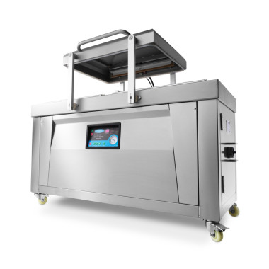 Machine d'emballage sous vide - Joint de 60 cm - Double chambre de dimensions W76 x D60 x H16cm - Maxima  au meilleur prix sur R