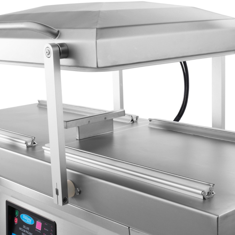 Machine d'emballage sous vide - Joint de 60 cm - Double chambre de dimensions W76 x D60 x H16cm - Maxima  au meilleur prix sur R