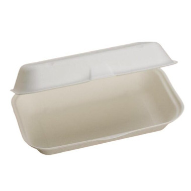 Boîte repas jetable 23x14x8 cm - 250 pièces - Ecobioshopping  au meilleur prix sur Restock CHR