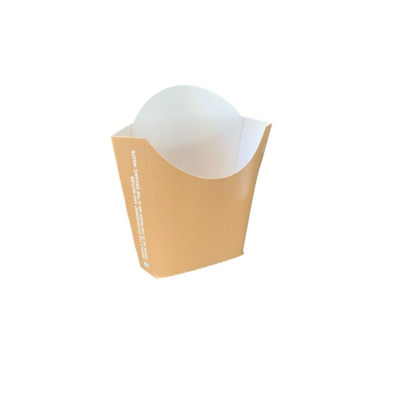 Emballage jetable pour frites Small 9x4x10 cm - 100 pièces - Ecobioshopping  au meilleur prix sur Restock CHR