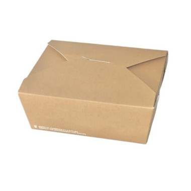 Boîte repas jetable 15x12x6,5h cm - 20 pièces - Ecobioshopping  au meilleur prix sur Restock CHR