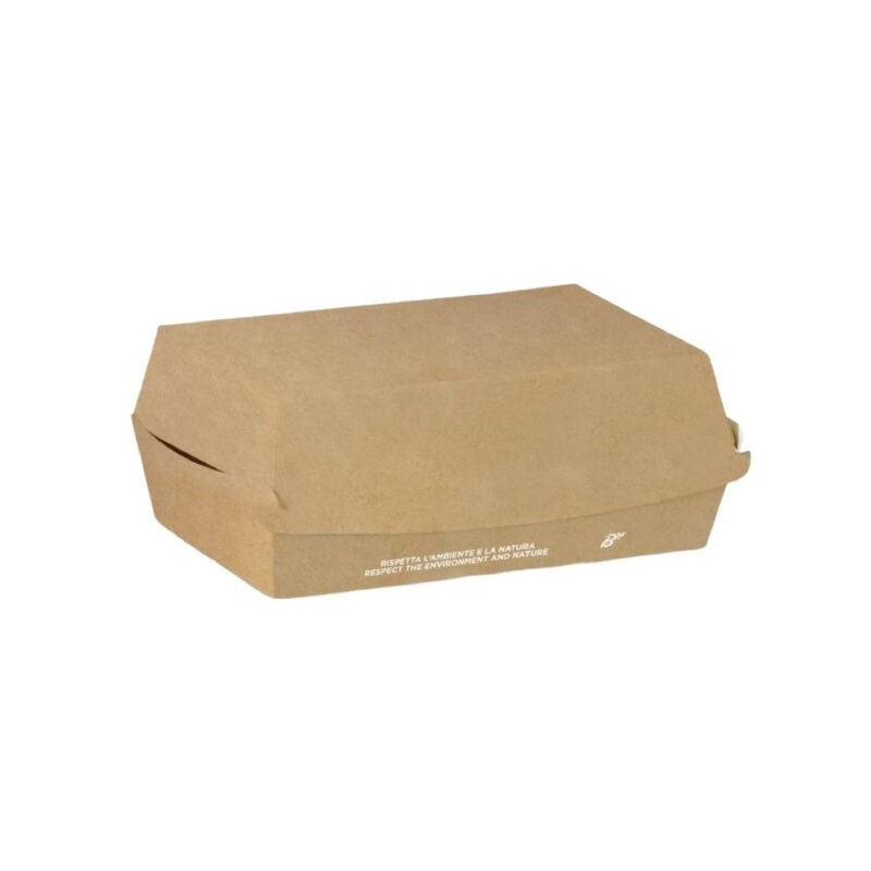 Boîte à sandwich jetable rectangulaire Extra 19x11x7,5 cm - 50 pièces - Ecobioshopping  au meilleur prix sur Restock CHR