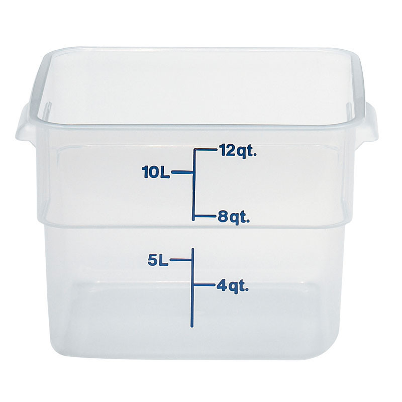 Boîte à provisions carrée Camsquare - 25.6x31x21 cm - Translucide - Lot de 6 - Cambro  au meilleur prix sur Restock CHR
