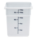 Boîte à provisions carrée Camsquare - 25.6x31x32 cm - Blanc - Lot de 6 - Cambro  au meilleur prix sur Restock CHR