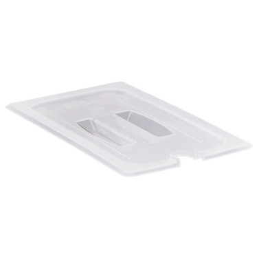 Couvercle à encoche à poignée GN 1/3 - 17.6 x 32.5 cm - Translucide - Lot de 6 - Cambro  au meilleur prix sur Restock CHR