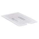 Couvercle à encoche à poignée GN 1/3 - 17.6 x 32.5 cm - Translucide - Lot de 6 - Cambro  au meilleur prix sur Restock CHR