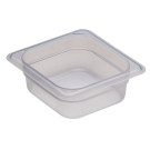Bac GN 1/6 - 16.2 x 17.6 x 6.5 cm - Translucide - Lot de 6 - Cambro  au meilleur prix sur Restock CHR
