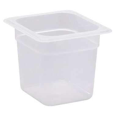Bac GN 1/6 - 16.2 x 17.6 x 15 cm - Translucide - Lot de 6 - Cambro  au meilleur prix sur Restock CHR