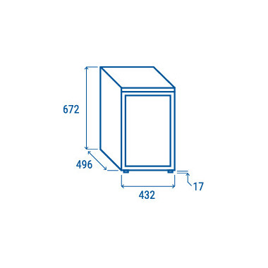 Réfrigérateur à boissons 60 litres RCF 60 - Cool Head  au meilleur prix sur Restock CHR
