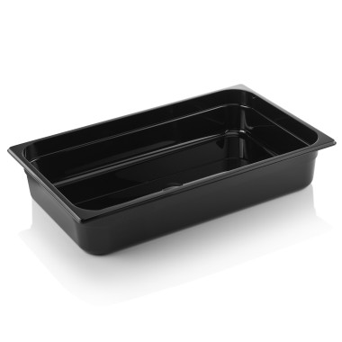 Bac GN 1/1 polycarbonate H 100 mm 13,3 ltr noir GN 96 GN 96 BLACK professionnel - Was Germany  au meilleur prix sur Restock CHR