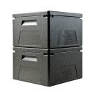 Conteneur thermique pour pizza noir 27 litres - Stalgast  au meilleur prix sur Restock CHR