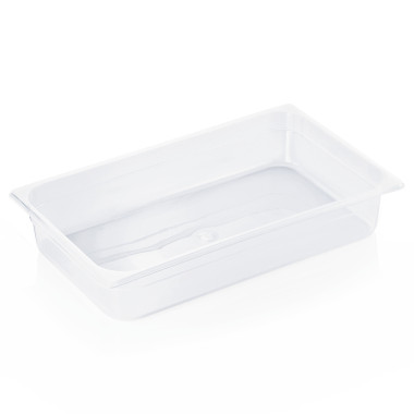 Bac GN 1/1 polypropylène H 100 mm 13,3 ltr transparent GN 84 professionnel - Was Germany  au meilleur prix sur Restock CHR
