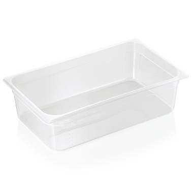 Bac GN 1/1 polypropylène H 150 mm 20 ltr transparent GN 84 professionnel - Was Germany  au meilleur prix sur Restock CHR