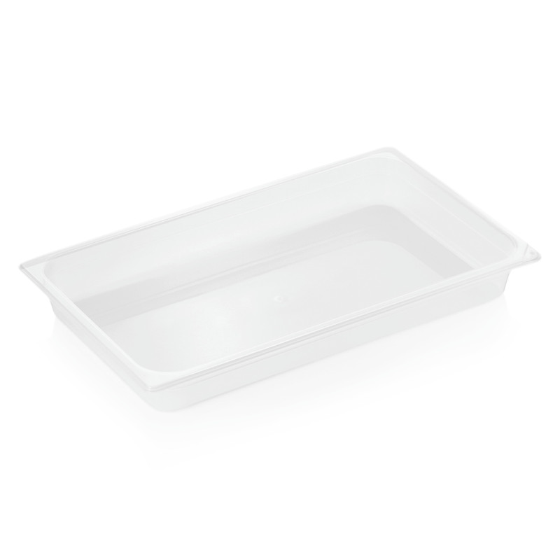 Bac GN 1/1 polypropylène H 65 mm 8 ltr transparent GN 89 professionnel - Was Germany  au meilleur prix sur Restock CHR