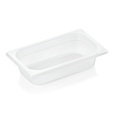 Bac GN 1/4 polypropylène H 65 mm 1,5 ltr transparent GN 89 professionnel - Was Germany  au meilleur prix sur Restock CHR